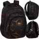 CoolPack Drafter šolski nahrbtnik za mladino Black Lava - 3 predelki, prenosnik, ergonomsko hrbtišče