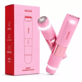   Ženski brivnik SKINI za telo in intimne dele, 2 v 1, LED, IPX7