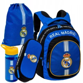   Astrabag Real Madrid Mladi šolski set 4 v 1 – nahrbtnik, peresnica, 450 ml plastenka in torba za trening