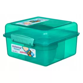 Sistema škatla za malico v obliki kocke 2000 ml