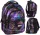 Šolski nahrbtnik Galaxy Mandala za deklice, črn, 26L, za 4.–7. razred