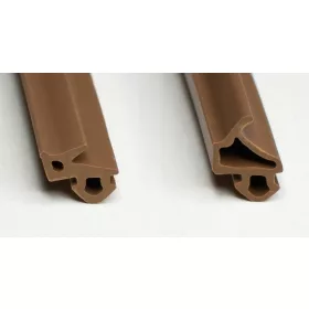   Set tesnil za PVC okna VEKA S-1126 + S-1127 rjava 50 + 50 m EPDM