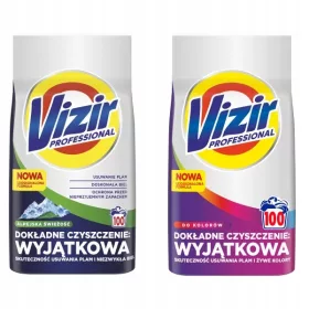   Vizir Professional Mix 2×5,5 kg pralni prašek Color + Alpska svežina – 200 pranj