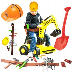 MEGA VELIKI BAGER JEDZIK + PAS ZA ORODJE + ČELADA