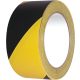 OPOZORILNI TRAK ZA VARNOST NA DELO RUMENO ČRN 50 mm x 33 m