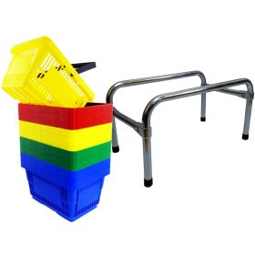 Nakupovalni vozički z vozičkom + stojalom