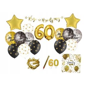   Balon set za rojstne dneve 18 30 40 50 60 70 80... z dekorativnimi servetki
