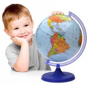   Globus 220 mm s politično tematiko + brezplačna aplikacija v kartonski embalaži - Poljski izdelek