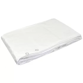 Ojačana bela ponjava 4x6, 90g/m2 - Odsevna in vodoodporna