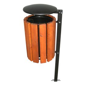 KOŠ ZA SMETI Z URBANI PARK Z DASOM NA NOGU