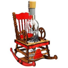 Fotelj za steklenico, darilo za alkohol