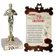 STATUETKA ZA 70. ROJSTNI DAN + DIPLOMA | Ta čudovita statuetka je popolno darilo za 70. rojstni dan. Izdelana je iz visokokakovostnega umetnega materiala s marmornim podnožjem, ki ima vklesan napis: "