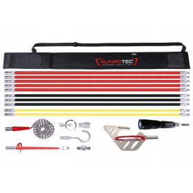   Okrogel kabel za alarm, anteno, električni, gibljivi (žilni), zvočnik, inštalacijski, računalniški, koaksialni, avtomobilski, telekomunikacijski, z gumo izoliran, ozemljitev H05V-K Runpotec 1 x 1.0