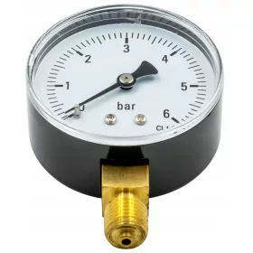  Manometer 0–10 bar G1/4" 63 mm | Radialni manometer