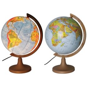 Globus z oświetleniem LED 2w1 32 cm