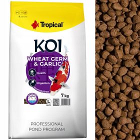 Tropical Koi Wheat Germ & Garlic Pellet 7 kg