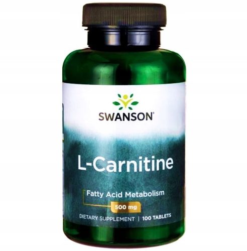 L-karnitina 500 mg - 100 tablet za podporo metabolizma in boljše počutje