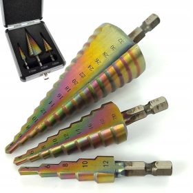 WIERTŁA STOPNIOWE ZA KOVINO LES 4-32MM 3 KOS