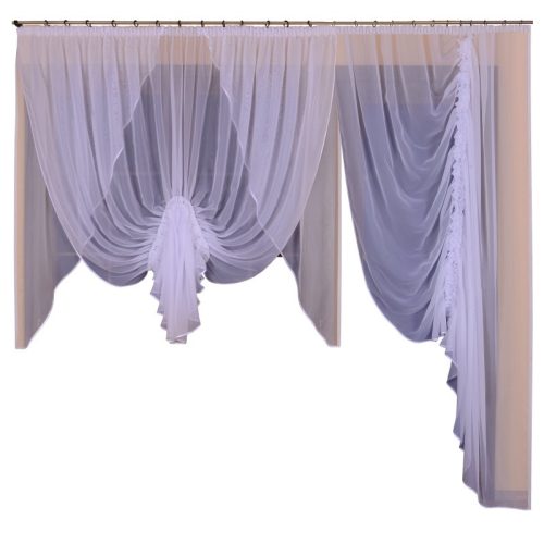 Elegantna zavesa za balkon 250 cm x 250 cm