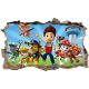 Velika 3D nalepka Paw Patrol XXL+ za dekoracijo otroške sobe