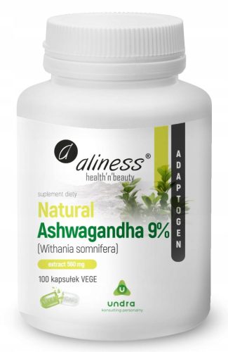 Ashwagandha 560mg - Visokokakovostni Naravni Ekstrakt, 100 VEGE Kapsul
