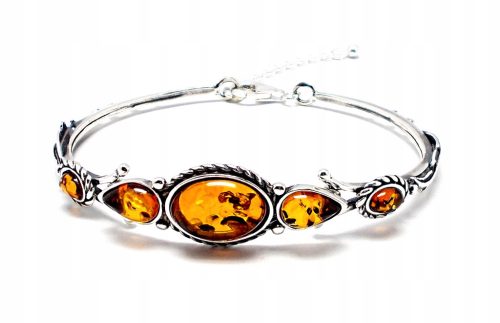 Zapestnica Amber Elegance 925 srebro