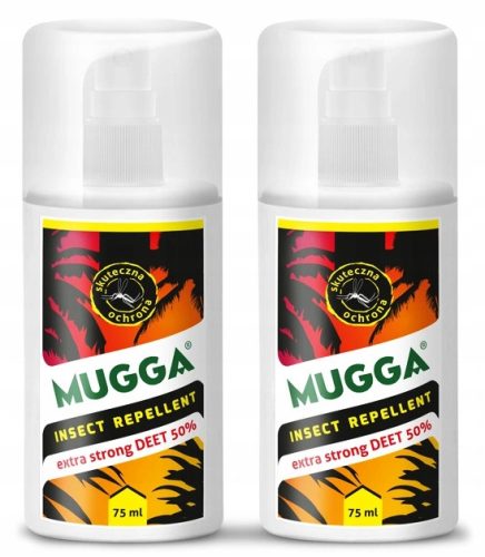 Razpršilec proti komarjem Mugga® Extra Strong 2x75 ml