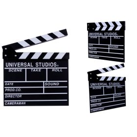 Klapa za filmski studio HOLLYWOOD Universal Studios črna
