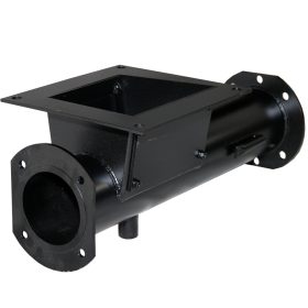 Raztegljiva dvojna cev za peči