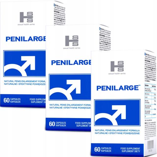 Penilarge - Naravna rešitev za povečanje penisa, 3 paketi (2 + 1 brezplačno)