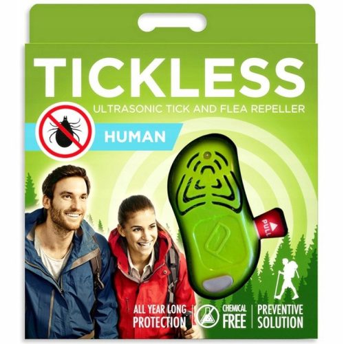 Tickless Human Green - Zaščita pred Klopom in Bolham za Ljudi