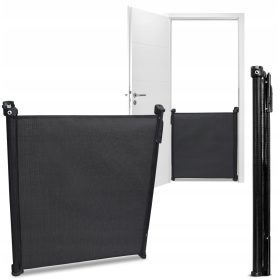  Ograja za vrata Lionelo, vijačne stopnice, črna