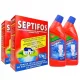 SEPTIFOS dvojni set 2×1,2 kg + 2× SEPTIBIO toaletni gel 750 ml – biorazgrajevalnik in čistilni gel