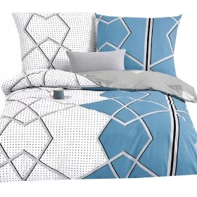 Posteljnina 160x200 3 delni komplet Elway Cotton Saten Set