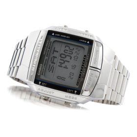   CASIO DB-360-1ADF Moška digitalna zapestnica, srebrna kovina