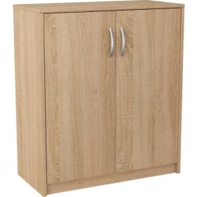 Kakovostna komoda SONOMA HRAST z dvema vrati in polico ROB