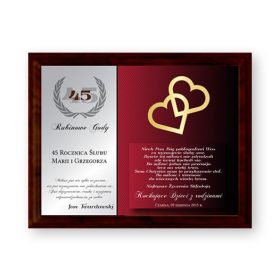 DARILO ZA OBLETNICO POROKA JUBILEJ 5 15 25 35 55