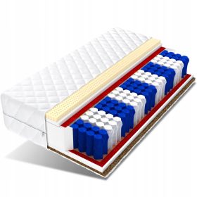    Zdravo spanje Vzmetnica Syrius, srednje trda, 160 x 80 x 17 cm