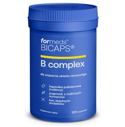  ForMeds BICAPS B COMPLEX - Prehransko dopolnilo z vitaminom B, 120 kapsul 