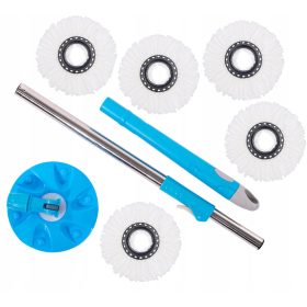 Rotacijski mop s priloženimi 5 končnimi pokrovi