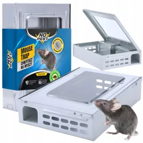    No Pest® humana past za miši in podgane - kovinska past za žive živali