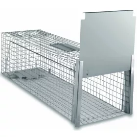    Živa past za kune in glodavce 75 cm | Pocinkana kletka za lovljenje