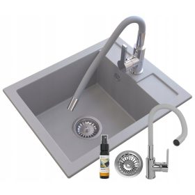 Granitan Best enojno korito, črni granit