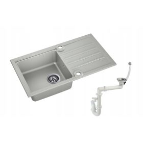 Granitan BEST Korito za pomivanje z eno korito, beli granit