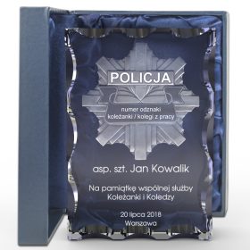   Darilo za Policistko - Eleganten Spominek za Policistko ob Koncu Službe