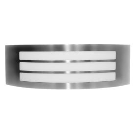 Vrtna zunanja LED stenska svetilka inox 14 W