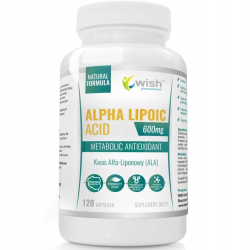 Alfa Lipoična Kislina 600mg: Močan Antioksidant za Zdravo Telo
