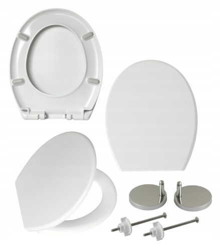 Optimized name: Visoka kakovostna WC deska Estiva DDW0014, bel duroplast za KOŁO ROCA CERSANIT