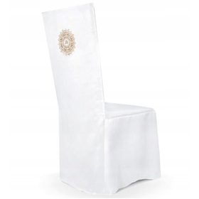 Party Deco Pokrov za Stol za Prvo Sveto Obhajilo, Bela