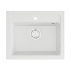 DARFOR Granitno Pomivalno Korito DG016, Beli Zlewozmywak